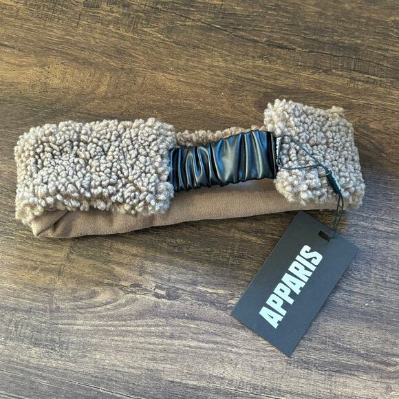 Apparis Tan Sherpa Headband - Picture 4 of 5